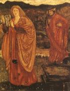 Sir Edward Coley Burne-Jones Merlin and Nimue oil painting artist